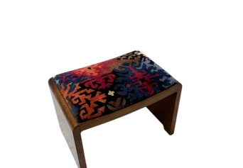 Art Deco Stool by De Coene Frères Kortrijk, 1930s